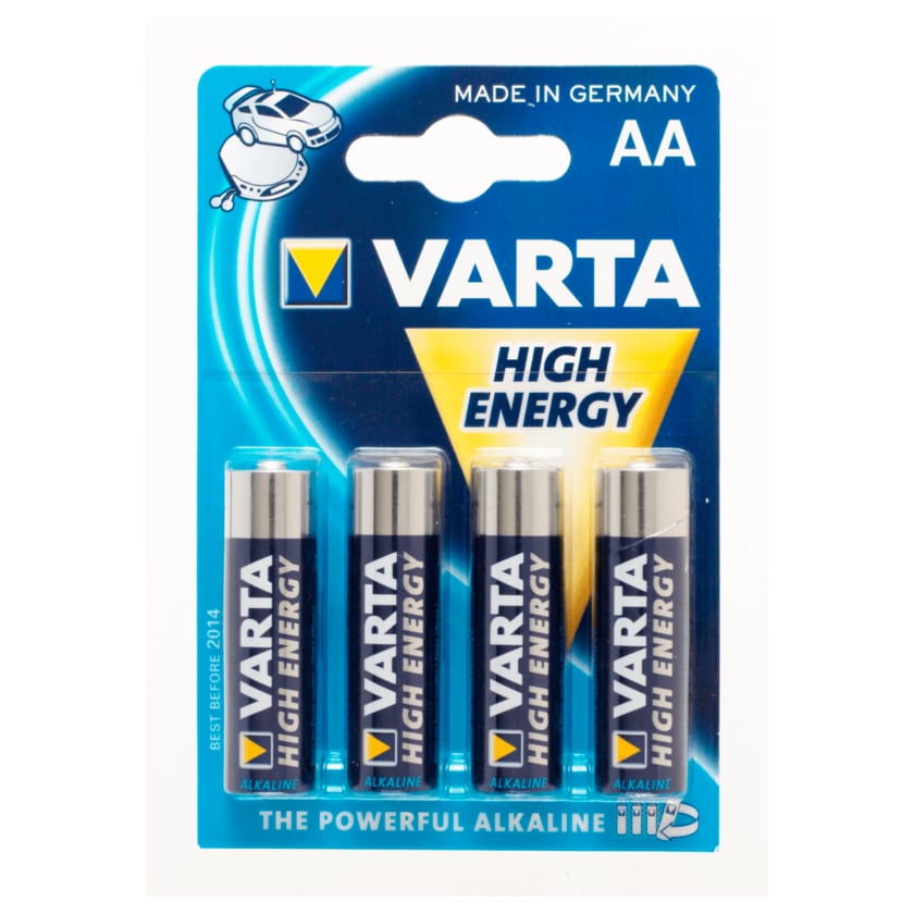 VARTA Batterien High-Energy AA 4 Stück